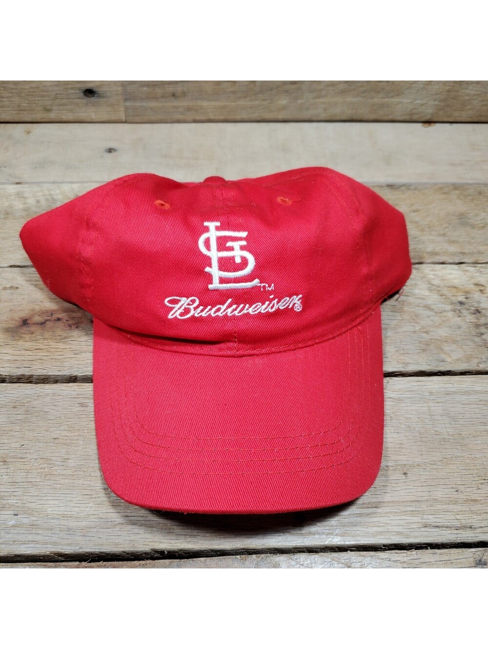 Budweiser STL Cardinals Snapback baseball hat embroidered 2010 Giveaway!
